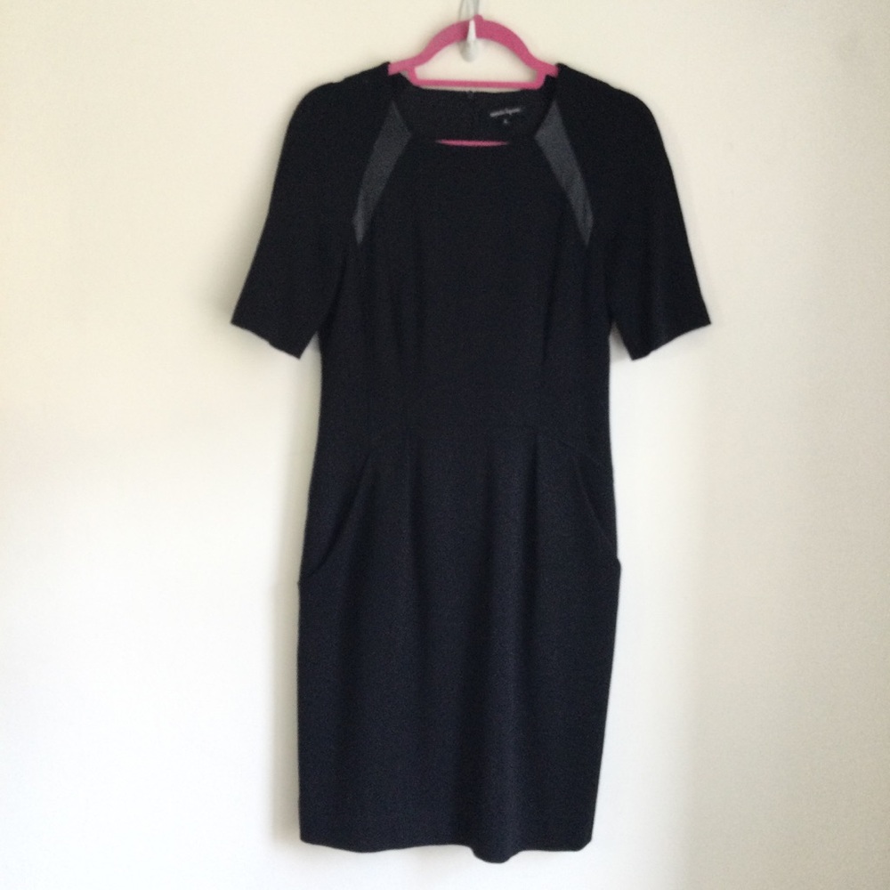 Nanette Lepore Black Dress Short Sleeve Size 8